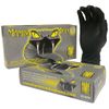 Mamba Med Black Nitrile Disposable Gloves, Large, Black, 100 Gloves