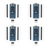 AEDIKO 4pcs for Nano V3.0 ATmega328P Module CH340G 5V 16M Mini USB Micro Controller Development Board with PIN Headers Pin Unsoldered