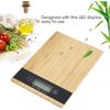 Kitchen Scale,Bamboo Digital Food Kitchen Scale With LCD Screen Display,11 Pound