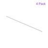 DMiotech 4 Pack 2mm x 8" Round Rod Solid PMMA Bar for DIY Crafts Clear