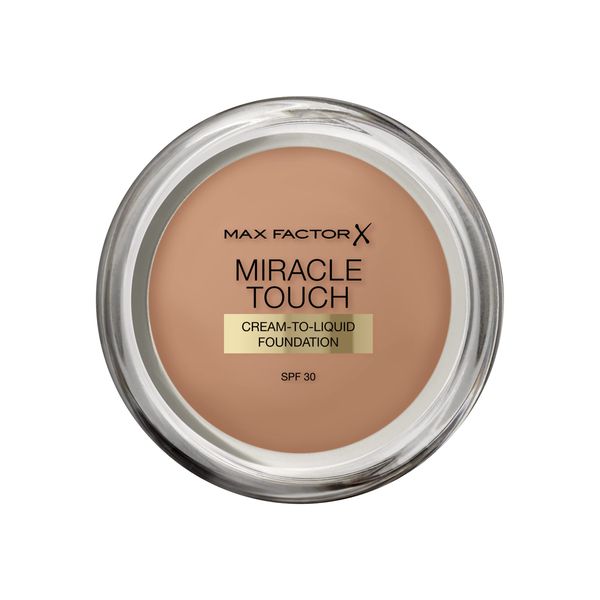 Max Factor Miracle Touch Skin Perfecting Foundation Spf30 085 Caramel