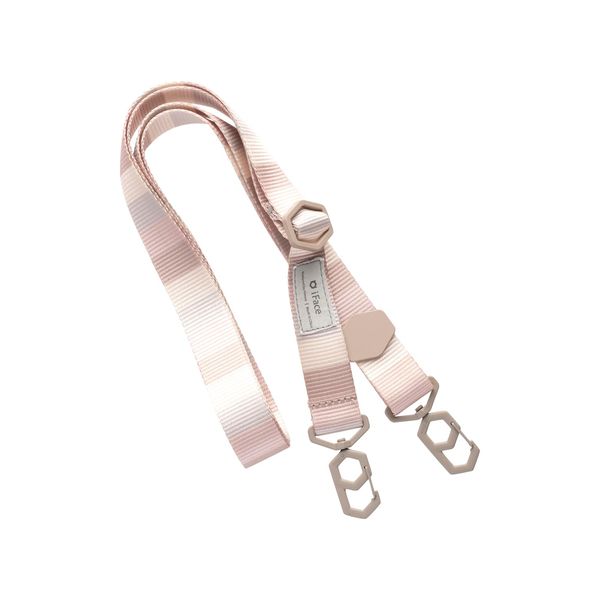 Hamy iFace Hang and Shoulder Strap (Flat Strap), multi border/beige, One-size-fits-all (adjustable)