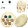 Tattoo Ink Cup Holder - Emalla Hard Resin Cap Holder Ink Caps Holder Pigment Cup Holders Pigment Cup Cap Holder Stand for Makeup Permanent Large Ink Cups