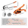 Banding Strapping Kit PP Packaging Tool Strapping Tensioner 3280 ft
