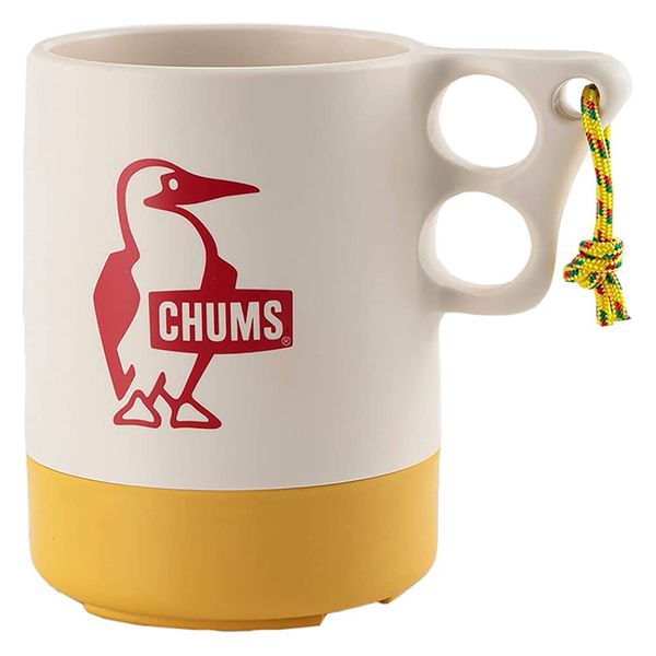 CHUMS CH62-1620-W066-00 Camper Mug, Natural/Yellow, Large, 550ml