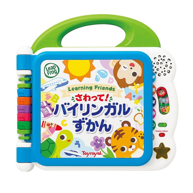 Toy Royal, Touch It! Bilingual Zukan (Character Play/Educational Toy), Can Be Used for a Long Time As You Grow (With Melody Function / Sound Sound), Study, Japanese, English, Instruction Manual (English Language Not Guaranteed)