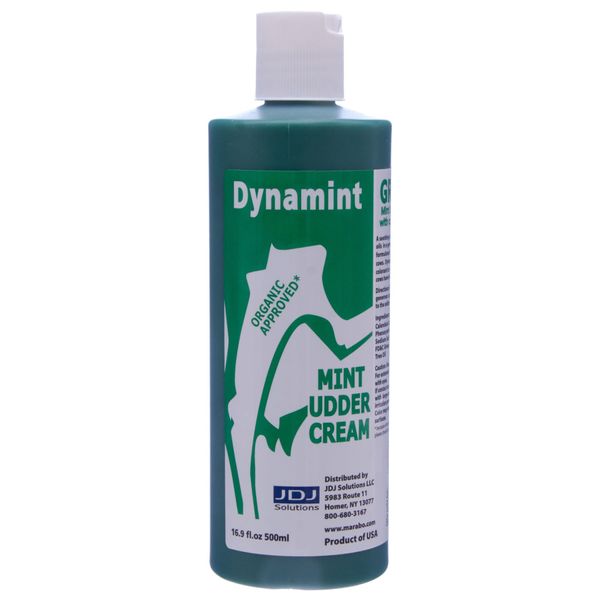 JDJ SOLUTIONS DYN500-GR Dynamint Mint Udder Cream Green, 500ml