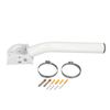 Antenna Wall Mounting Kit, J Pole Mount for V2, Wall Roof Installation Pole Bracket Ethernet Adapter with Adjustable End Angle