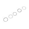 Polaris ATV Piston Ring Set, Genuine OEM Part 0453429, Qty 1