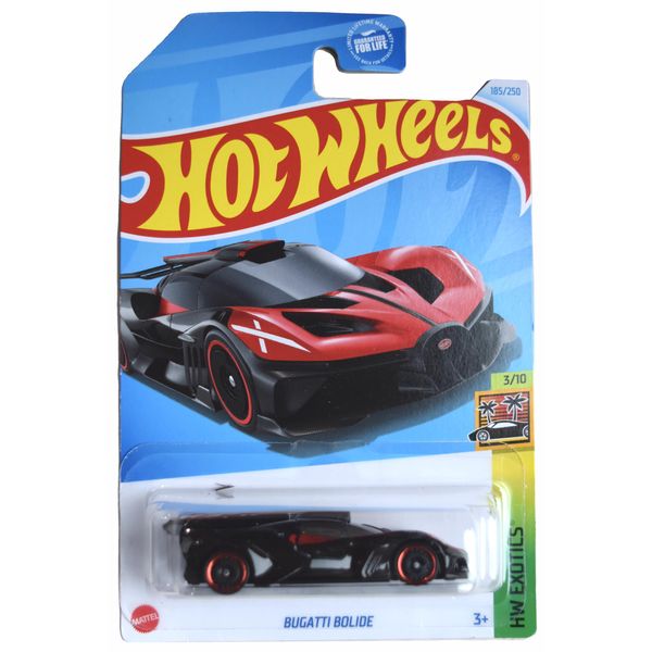 Hot Wheels Bugatti Bolide, HW Exotics 3/10 [Black/red] 185/250