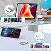 [Apple MFi Certified] SD Card Reader for iPhone iPad, 3 in 2 Lightning USB C SD Card Reader with SD/Micro SD/USB3.0 Slots, Memory Card Reader for iPhone16 15/iPad/Mac/Android Phones/Camera