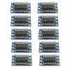 KKHMF 10pcs Serial Port Mini RS232 to MAX3232 TTL Converter Adapter Module