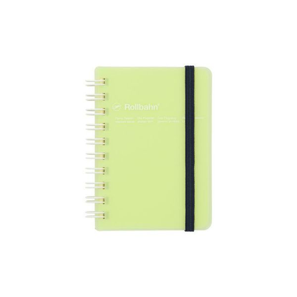 Delfonics Rollbahn Spiral Clear Notebooks: 3 in. x 4 in. (Green)