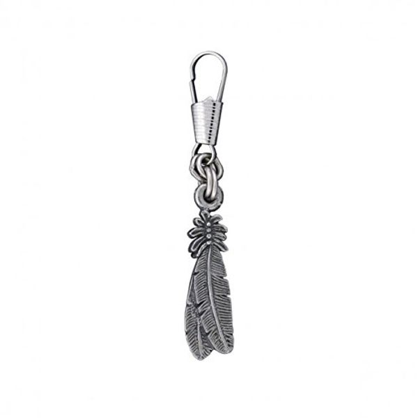 Bikers Zipper Pullers Grips, FEATHERS, 2" x 1" - ZIP PULLER