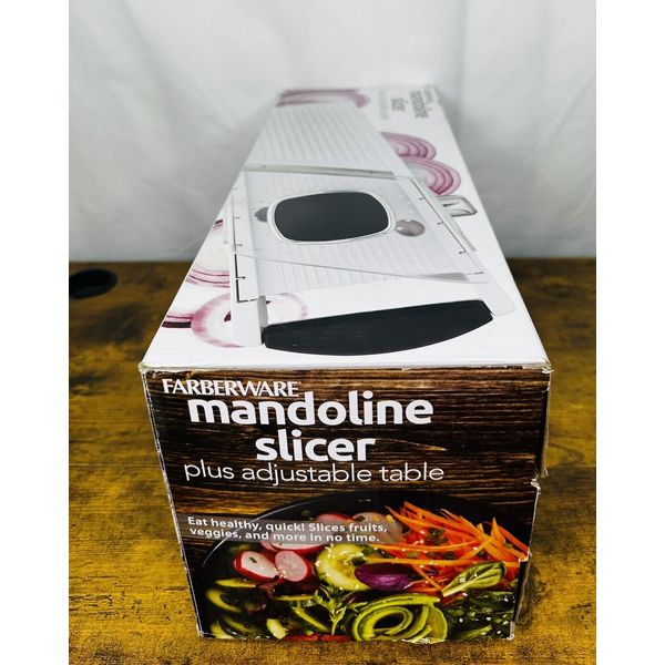 Faberware Mandoline Slicer Plus Adjustable Table Food Slicer Mandoline Slicer