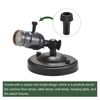 YOKIVE 10pcs Replacement Lamp Turn Knobs On/Off Light Turn Knobs | 20mm Extension Socket for Fan Switches and Lighting Fixtures (Black)
