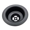 Thrifco 4405923 Kitchen Basket Strainer Assembly-Matte Black Finish