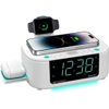CKSW5010 Smartset Wireless Charging, Dual Alarm FM Clock, Bluetooth Radio/Speake