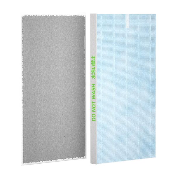 FZ-S51HF Antibacterial HEPA Filter and FZ-S51AF Deodorizer Filter for Sharp Humidifier Air Purifier FU-51E2C, FU51E3C, FU-S41K5C, FU-S40CX, FU-S51CX, FU-T43CX, FU-T51CX, FU-T53CX, FUU-W43CX,