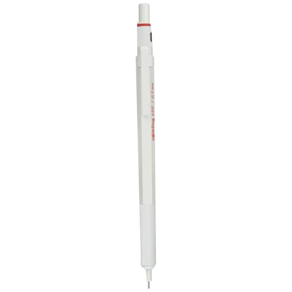 Rotring 2158795 rOtring 600 0.02 inch (0.5 mm) Mechanical Pencil, Luxury Writing Utensil,Stationery, Made in Germany, Drafting Pen, Professional Ballpoint Pen, Pearl White