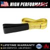 Heavy Duty 6' x 2" Nylon Flat Lifting Sling Strap Eye Polyester Webbing 9000LBS