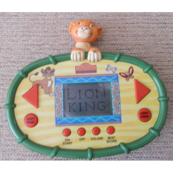 1998 Thinkway Toys Lion King Simba's Pride LCD Handheld Video Game