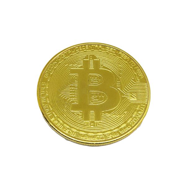 wumio Bitcoin Marker, 1 Gold, Plastic Case, Magnetic Compatible, Bitcoin Virtual Currency Storage, Replica, Coin, Golf Marker, Competition, Prize, Heavy Weight