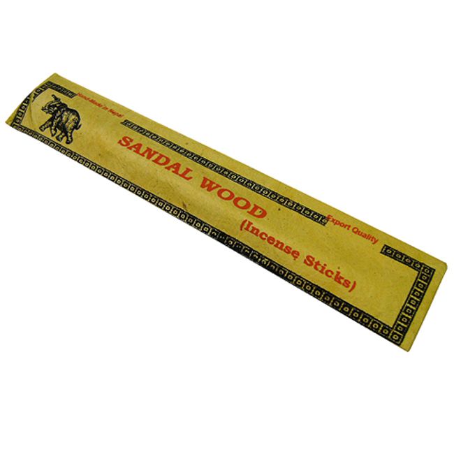 Incense Nepali Lokta paper incense (SANDALWOOD sandalwood) stick / All natural &amp; all handmade incense / Indian incense and Nepali incense / Asian miscellaneous goods (Post-mail delivery option available / 1 postage charge for every 6 boxes) Masu)