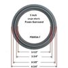 5" Speaker Foam Surround Repair Kit / 5 inch Woofer or Midrange Driver Refoam