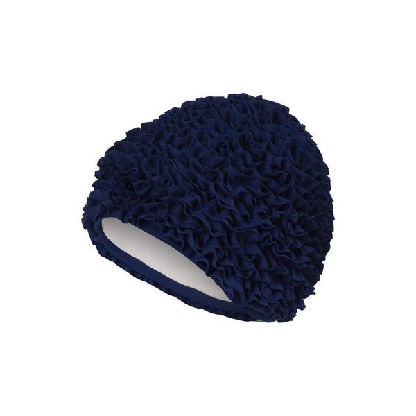 Fashy Women's Frill Ruffle Swimhat - Navy