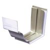 5 in. 30 White Aluminum Slip Joint Gutter Connector