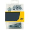 TRTO 250 Assorted Nails Pack Zinc Plated Flat Head DIY Hammer Different Size