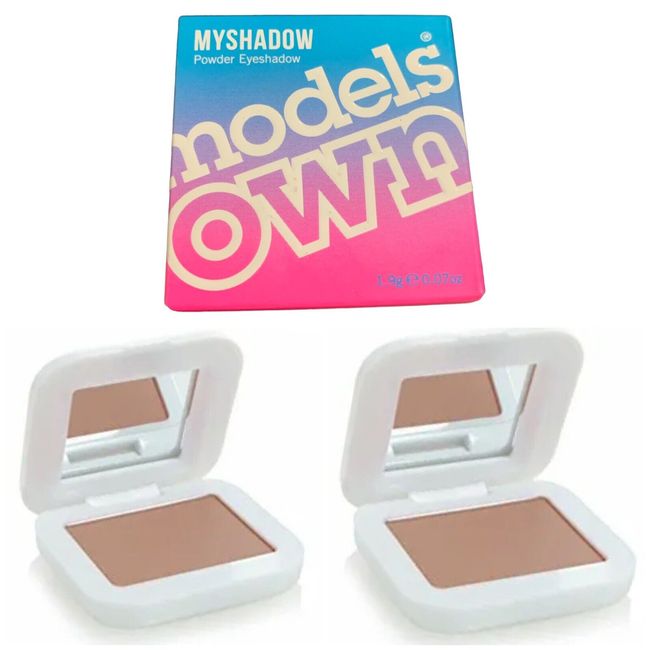 2X Models Own Myshadow, Powder Eye Shadow, Intense Color: Dusky Pink Matte 20