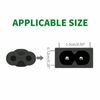 OmiLik 5ft AC Power Cord Cable Lead for MICROSOFT XBOX ONE S Slim Console System