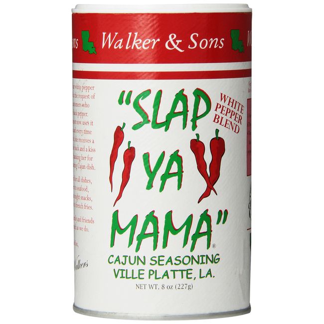 Slap Ya Mama All Natural Cajun Seasoning from Louisiana, Original Blend,  MSG Free and Kosher, 8