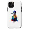 iPhone 11 Pro Colorful Splash Art Roadrunner Chaparral Bird Case