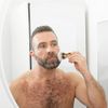 7Pcs Men Shaving Brush Wood Handle, Professional Salon Tools Hand Crafted Shaving Brush Wood Handle Shave Brushes Handmade Pure Badger Hair Brush for Men