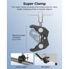 SmallRig Clamp w/ 1/4" and 3/8" Thread Holes, 9.8" Articulating Magic Arm 5326