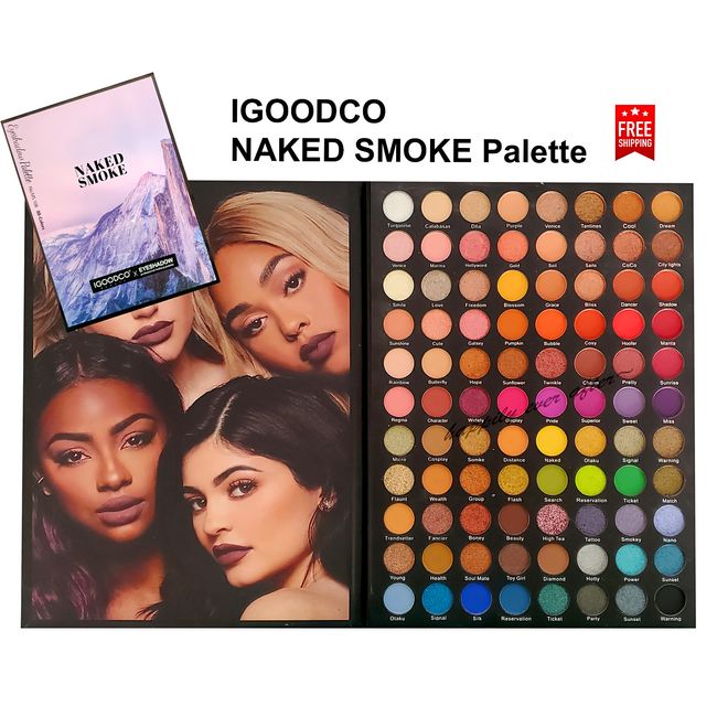 IGOODCO Naked Smoke Eyeshadow Palette - Pigmented 88 Colors Eyeshadow Palette