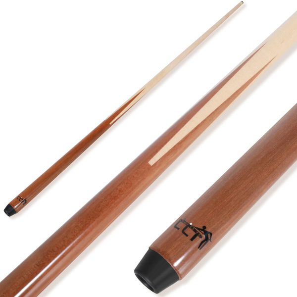 LING LI TE LLT 58" 1-Piece Canadian Maple Billiard Pool Cue Stick- 4-Prong House/Bar Cue Stick