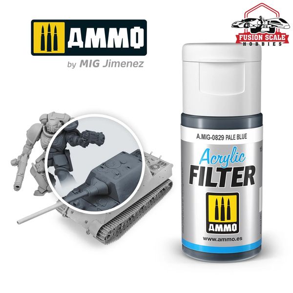 Ammo Mig Jimenez Acrylic Filter Pale Blue