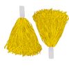 blinkee Non Light Up Short Handle Cheer Pom poms Yellow