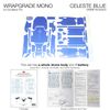 Wrapgrade Mono Skin compatible with DJI Mavic Pro (Celeste Blue)