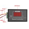 6-60V PWM DC Motor Speed Controller Switch 30A PWM Speed Adjustable Stepless Governor Regulator Start Stop Switch