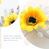 Unicra Wedding Hair Pins Silver Rhinestone Headpiece Opal Crystal Hair Accessories for Women and Girls (Pack of 2)