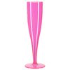 Product Pro 50 x Pink Plastic Prosecco Flutes - 175ml Capacity