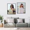 Anozie 18x24 Picture Frame Black, designer Picture Frames with HD Plexiglass