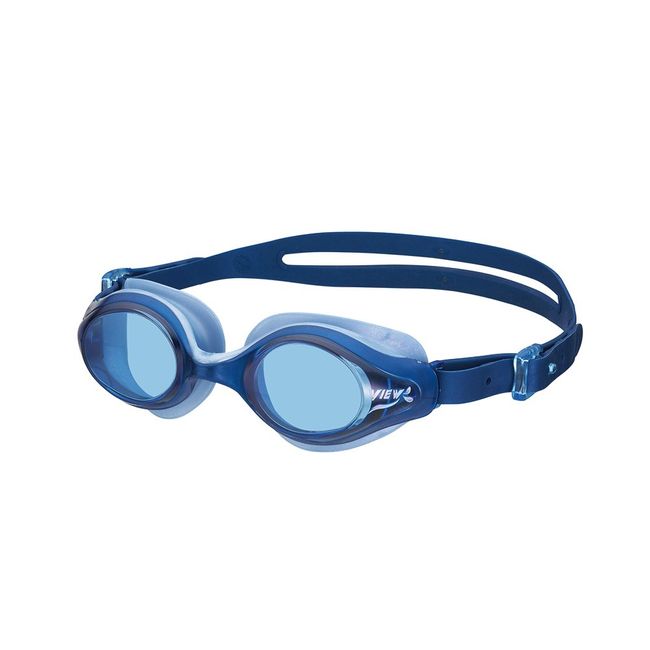 View V820SA Swimming Goggles, Made in Japan, Fitness, Women's, Adults, Equipped with Anti-Fog Function SWIPE, UV Protection Lens, Blue