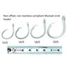 5' Shark Leader with Non Stainless Inline Circle Hook (16/0)