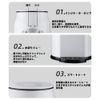 Kirnuo Water Server, Tabletop (Both Hot and Cold Water), Cold Water Function, Hot Water Function, Compact (Pink)